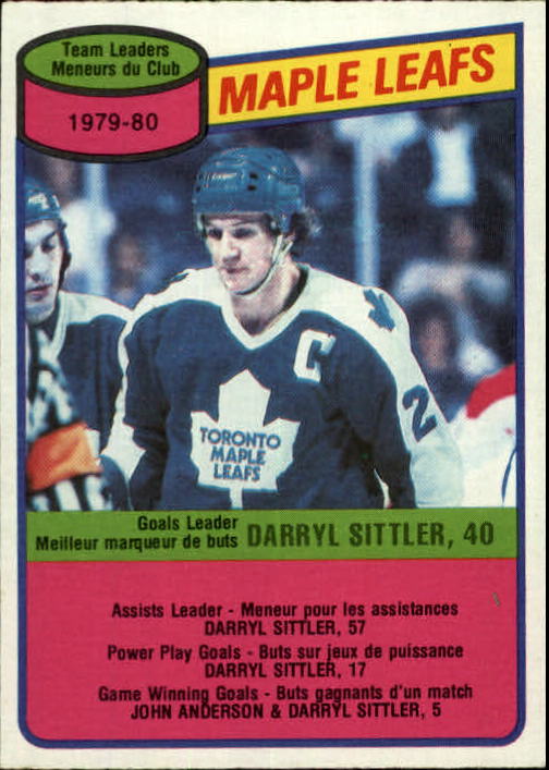 1980-81 O-Pee-Chee #193 Darryl Sittler TL