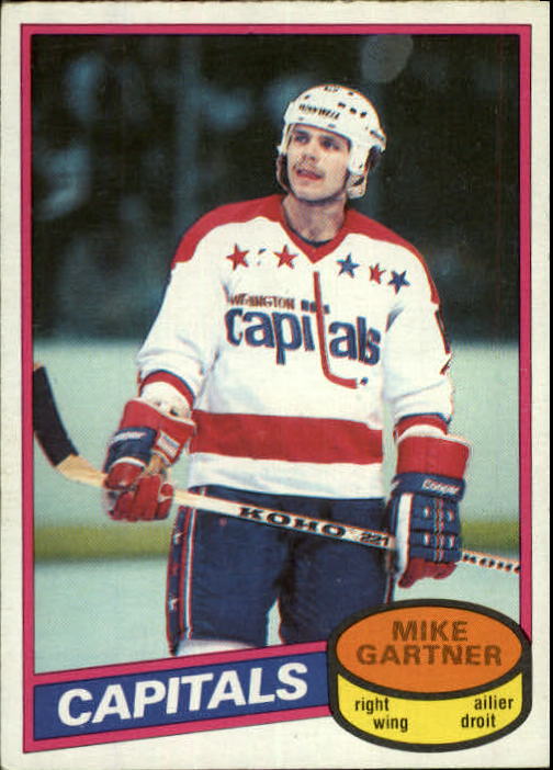 1980-81 O-Pee-Chee #195 Mike Gartner RC front image