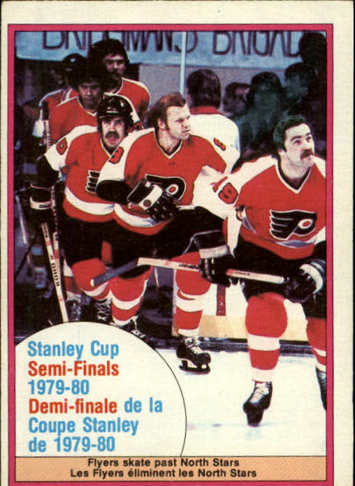 1980-81 O-Pee-Chee #263 Stanley Cup Semifinals/Flyers-North Stars