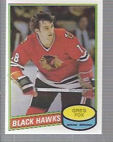 1980-81 O-Pee-Chee #268 Greg Fox