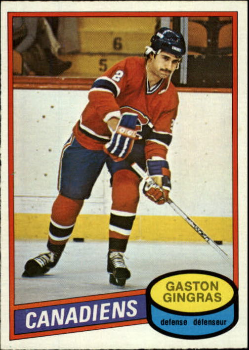1980-81 O-Pee-Chee #322 Gaston Gingras RC