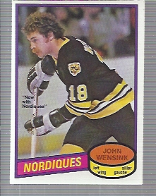 1980-81 O-Pee-Chee #390 John Wensink