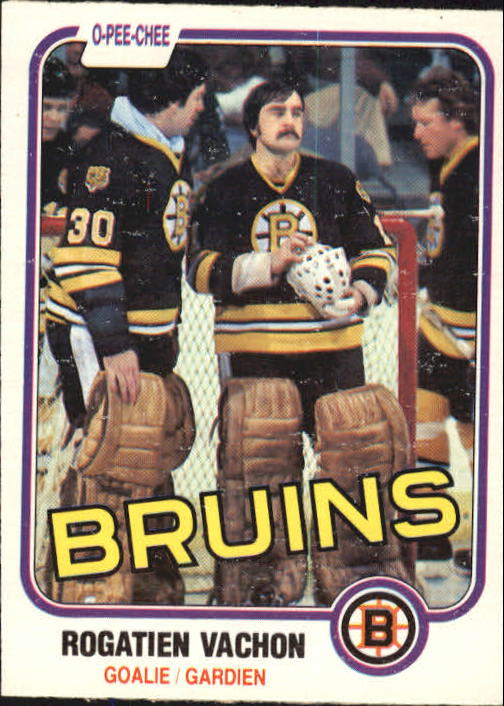 1981-82 O-Pee-Chee #10 Rogatien Vachon