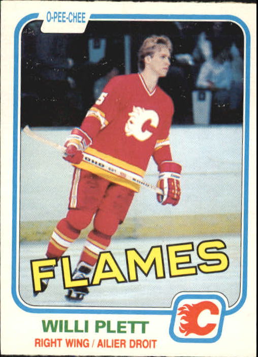 1981-82 O-Pee-Chee #35 Willi Plett