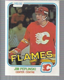 1981-82 O-Pee-Chee #49 Jim Peplinski RC