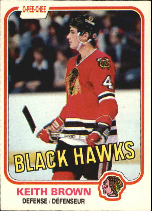 1981-82 O-Pee-Chee #55 Keith Brown