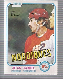 1981-82 O-Pee-Chee #97 Jean Hamel