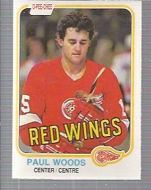 1981-82 O-Pee-Chee #104 Paul Woods