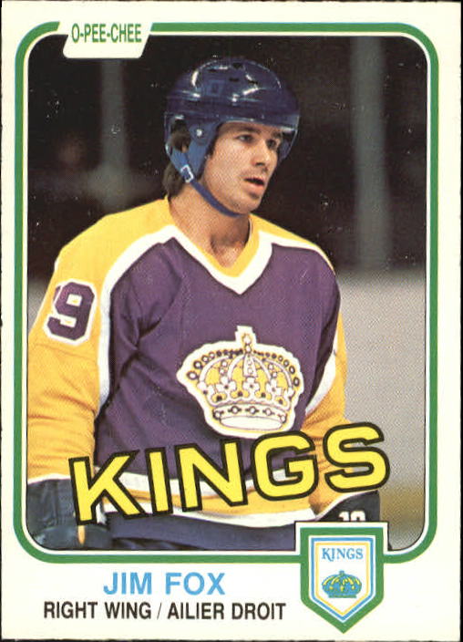 1981-82 O-Pee-Chee #153 Jim Fox RC