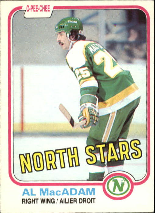 1981-82 O-Pee-Chee #163 Al MacAdam