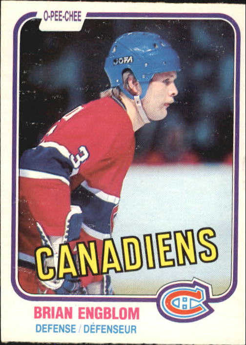 1981-82 O-Pee-Chee #175 Brian Engblom