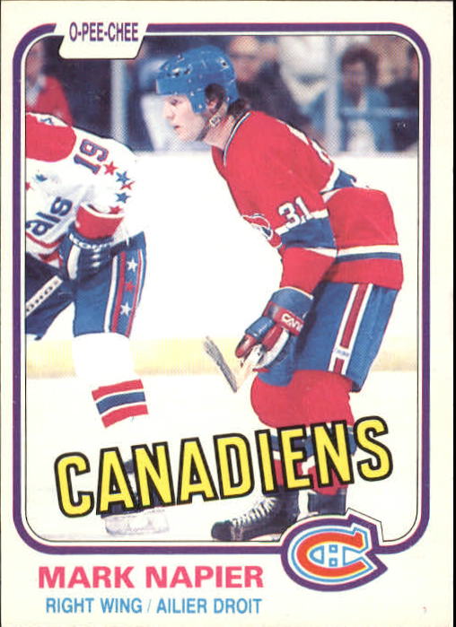 1981-82 O-Pee-Chee #178 Mark Napier
