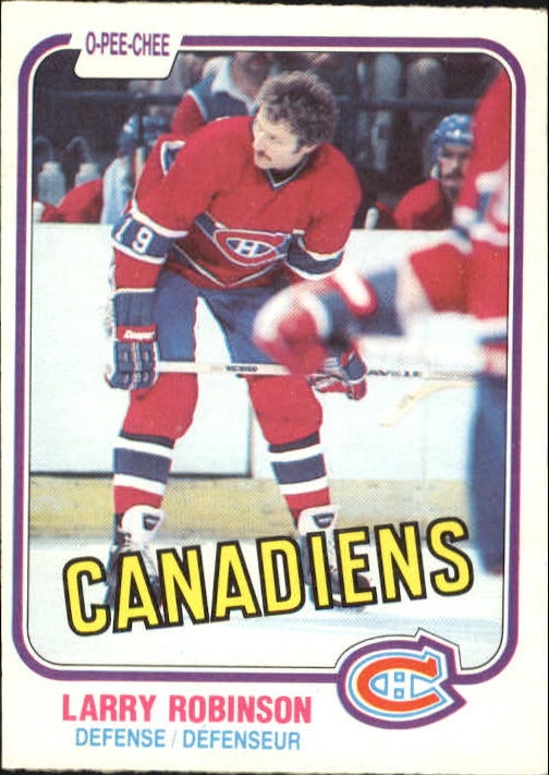 1981-82 O-Pee-Chee #179 Larry Robinson