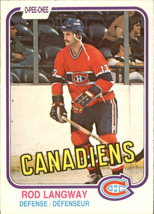 1981-82 O-Pee-Chee #186 Rod Langway