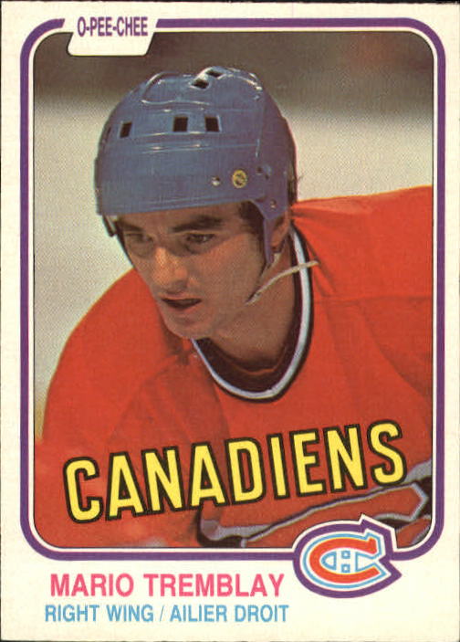 1981-82 O-Pee-Chee #192 Mario Tremblay