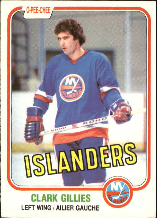 1981-82 O-Pee-Chee #202 Clark Gillies