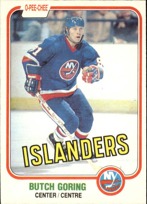 1981-82 O-Pee-Chee #203 Butch Goring