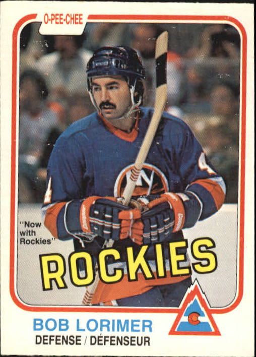 1981-82 O-Pee-Chee #214 Bob Lorimer
