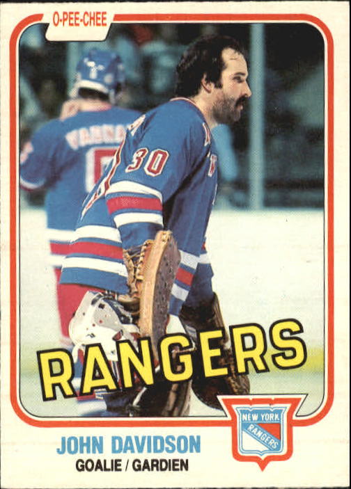1981-82 O-Pee-Chee #222 John Davidson
