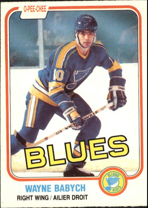 1981-82 O-Pee-Chee #290 Wayne Babych