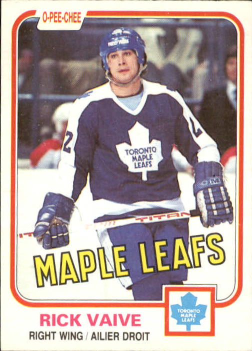 1981-82 O-Pee-Chee #310 Rick Vaive