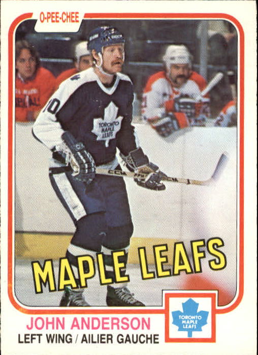 1981-82 O-Pee-Chee #313 John Anderson