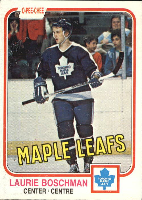 1981-82 O-Pee-Chee #314 Laurie Boschman