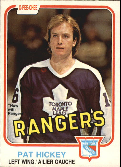 1981-82 O-Pee-Chee #318 Pat Hickey