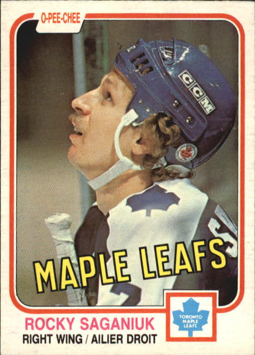 1981-82 O-Pee-Chee #323 Rocky Saganiuk