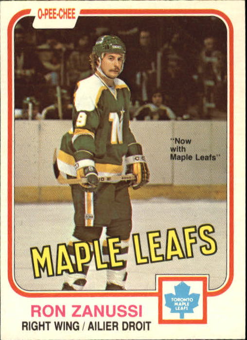1981-82 O-Pee-Chee #325 Ron Zanussi