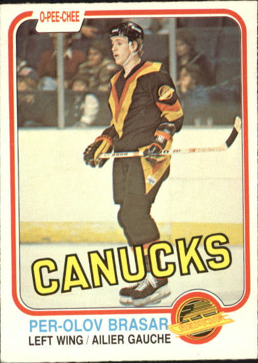 1981-82 O-Pee-Chee #330 Per-Olov Brasar UER/(Brent Ashton pictured)