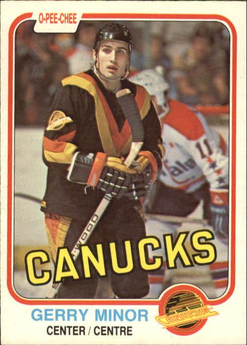 1981-82 O-Pee-Chee #342 Gerry Minor RC