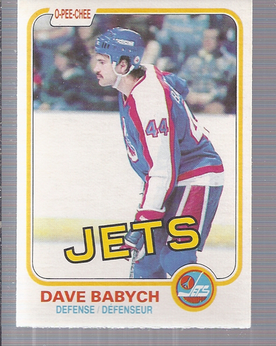 1981-82 O-Pee-Chee #358 Dave Babych RC