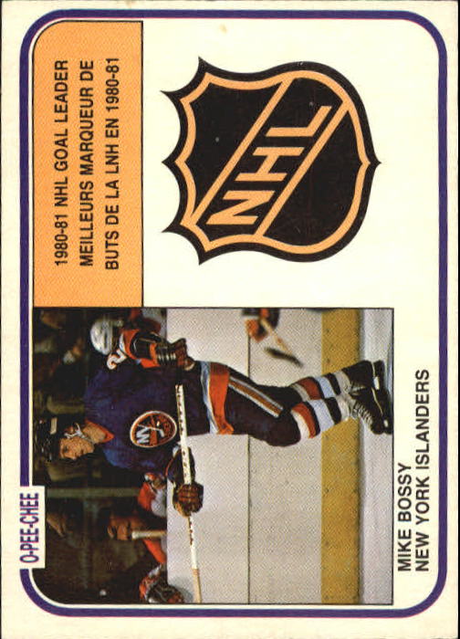 1981-82 O-Pee-Chee #382 Mike Bossy LL