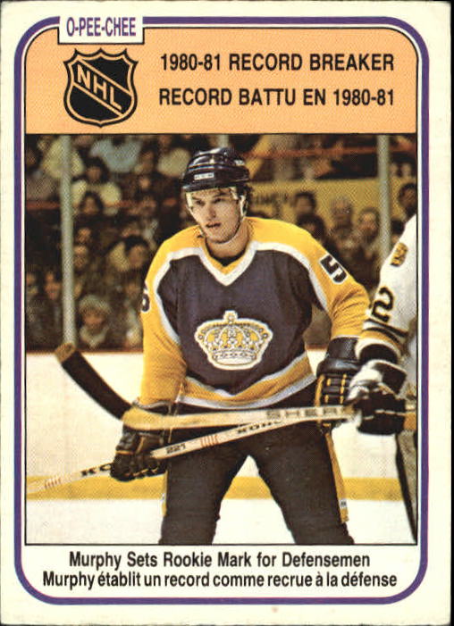1981-82 O-Pee-Chee #393 Larry Murphy RB