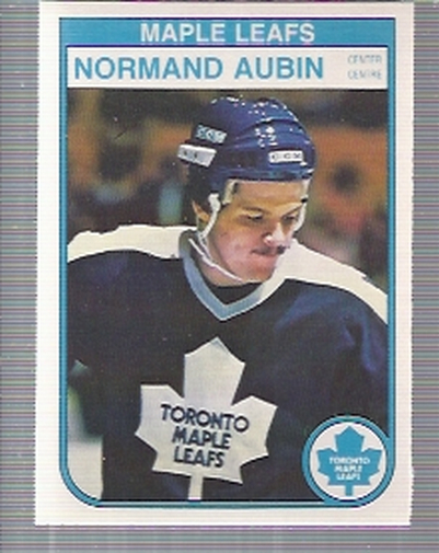 1982-83 O-Pee-Chee #316 Normand Aubin RC