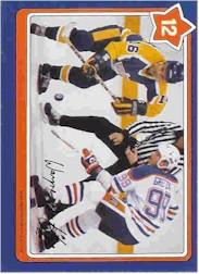 1982-83 Neilson's Gretzky #12 The Hook Check/(with Marcel Dionne)