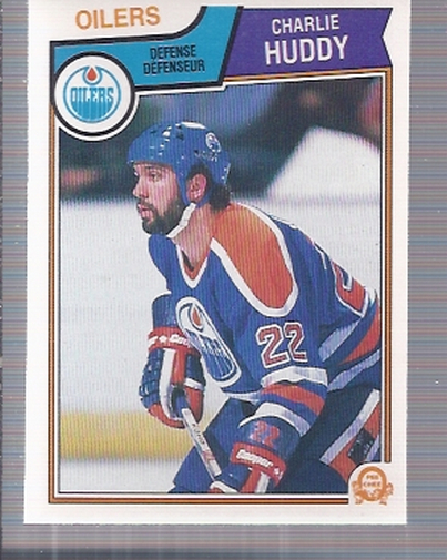 1983-84 O-Pee-Chee #30 Charlie Huddy RC