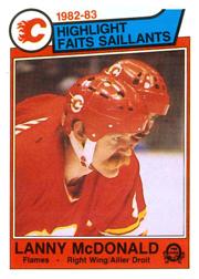 1983-84 O-Pee-Chee #75 Lanny McDonald HL