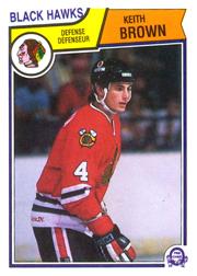 1983-84 O-Pee-Chee #98 Keith Brown
