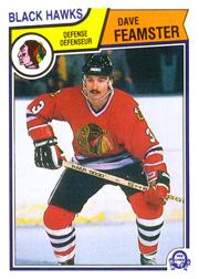 1983-84 O-Pee-Chee #100 Dave Feamster RC