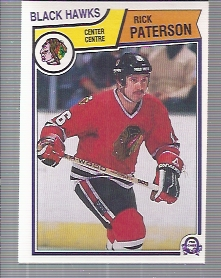 1983-84 O-Pee-Chee #109 Rick Paterson RC
