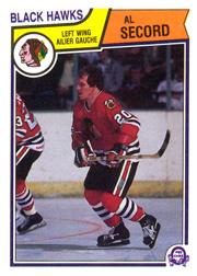 1983-84 O-Pee-Chee #112 Al Secord