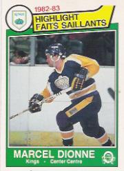 1983-84 O-Pee-Chee #151 Marcel Dionne HL