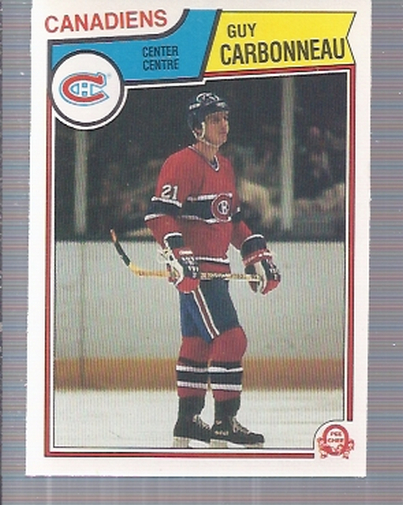 1983-84 O-Pee-Chee #185 Guy Carbonneau RC