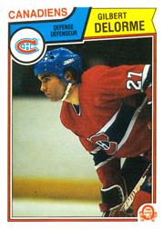 1983-84 O-Pee-Chee #186 Gilbert Delorme RC