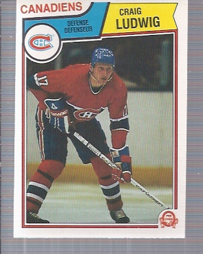 1983-84 O-Pee-Chee #190 Craig Ludwig RC