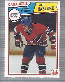 1983-84 O-Pee-Chee #193 Mats Naslund UER RC