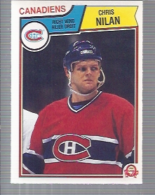 1983-84 O-Pee-Chee #194 Chris Nilan RC