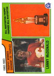 1983-84 O-Pee-Chee #208 Lanny McDonald/Masterton